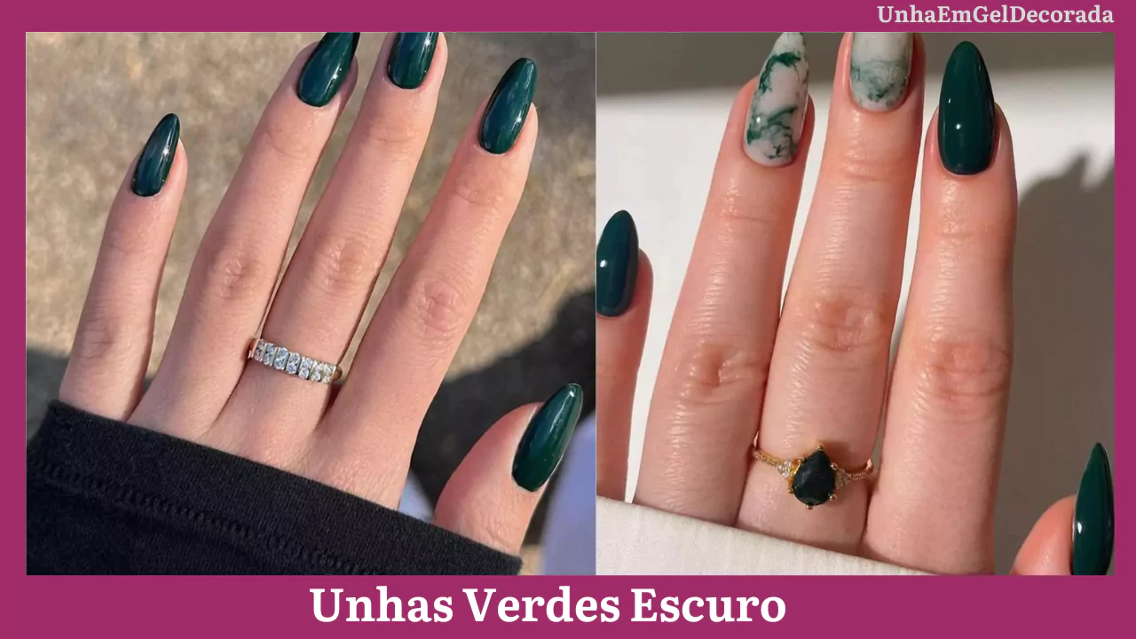 Unhas Verdes Escuro
